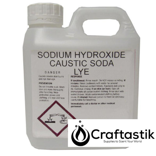 Lye - Caustic Soda / Sodium Hydroxide  UK SHIPPING ONLY – Mystic Moments UK